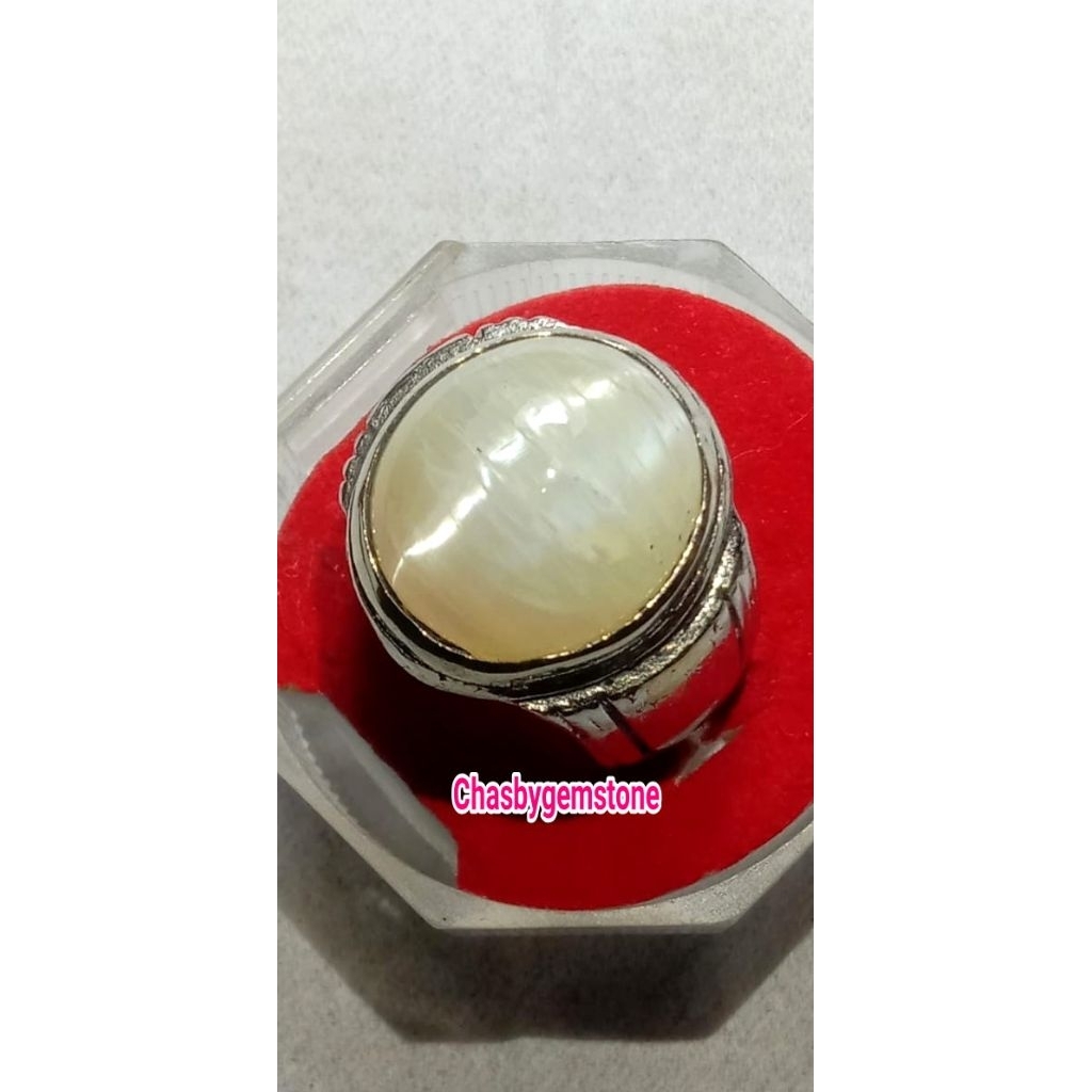 Cincin Batu Permata opal Cat eye srilangka-Natural Batu opal cat eye jumbo