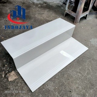 granit tangga putih polos 30x80 30x90 custom ukuran list keramik granite glazed polis