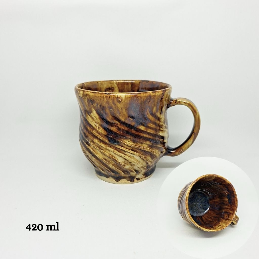 Handmade Ceramic Mug by Taz Pottery