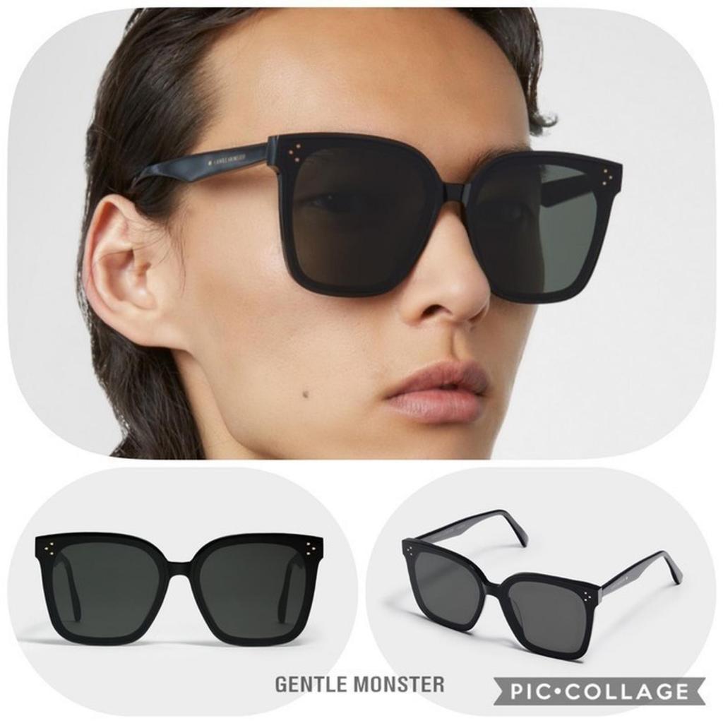 Kacamata Fashion Hitam Gentle Monster HER Unisex Lensa Datar Original Product