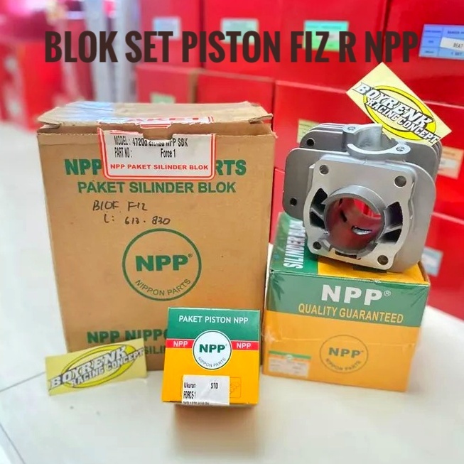 CYLINDER BLOK FIZ FORCE 1 FIZ R SET PISTON FIZ STD NPP - BOYRENK RACING