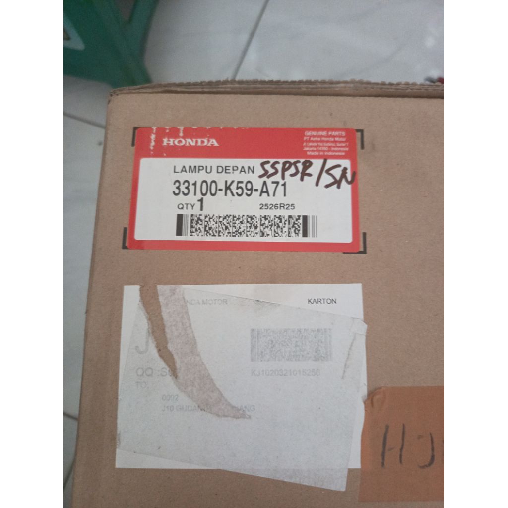 reflektor / lampu depan NEW VARIO 150 HONDA 33100-K59-A71
