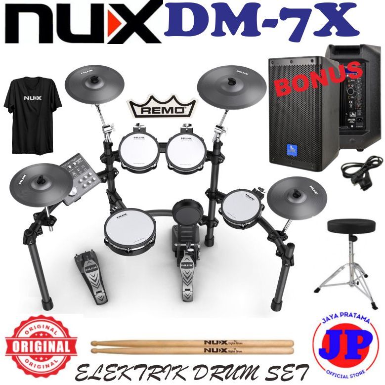 Nux DM7X Digital Drum Kit Original Drum Elektrik Set DM-7X Elektrik Drum Set