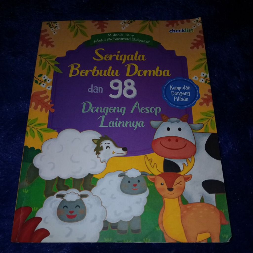 buku serigala berburu domba dan 98 dongeng aesop lainya