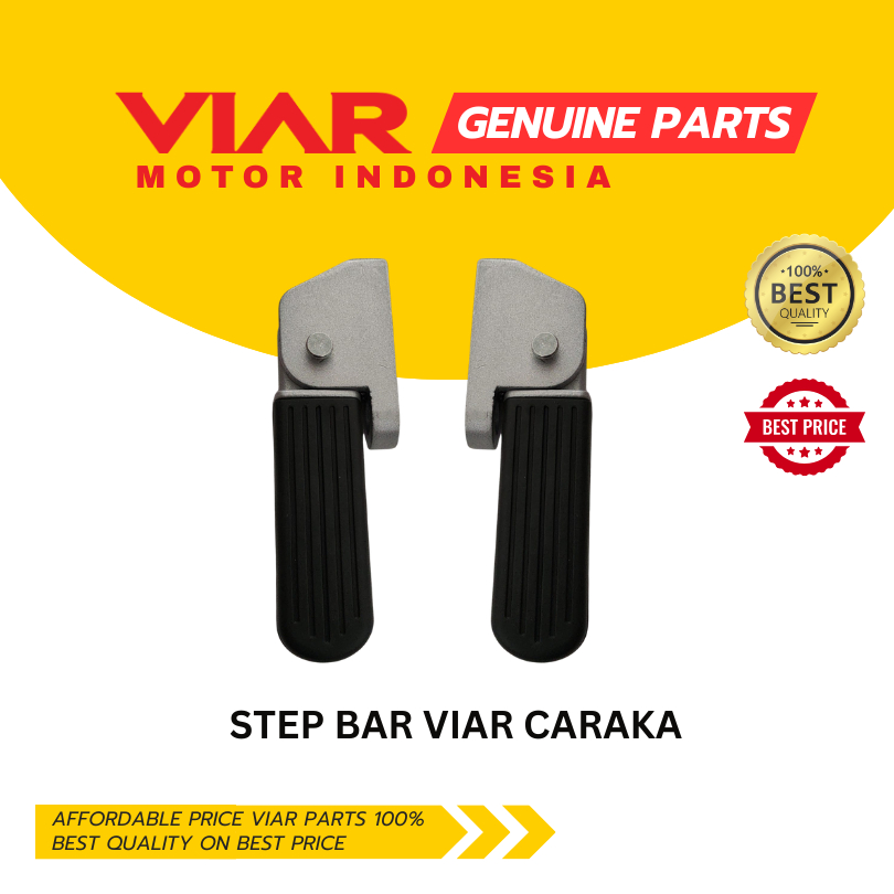 PIJAKAN KAKI BELAKANG VIAR C2 CARAKA | STEP BAR VIAR EBIKE C2 CARAKA