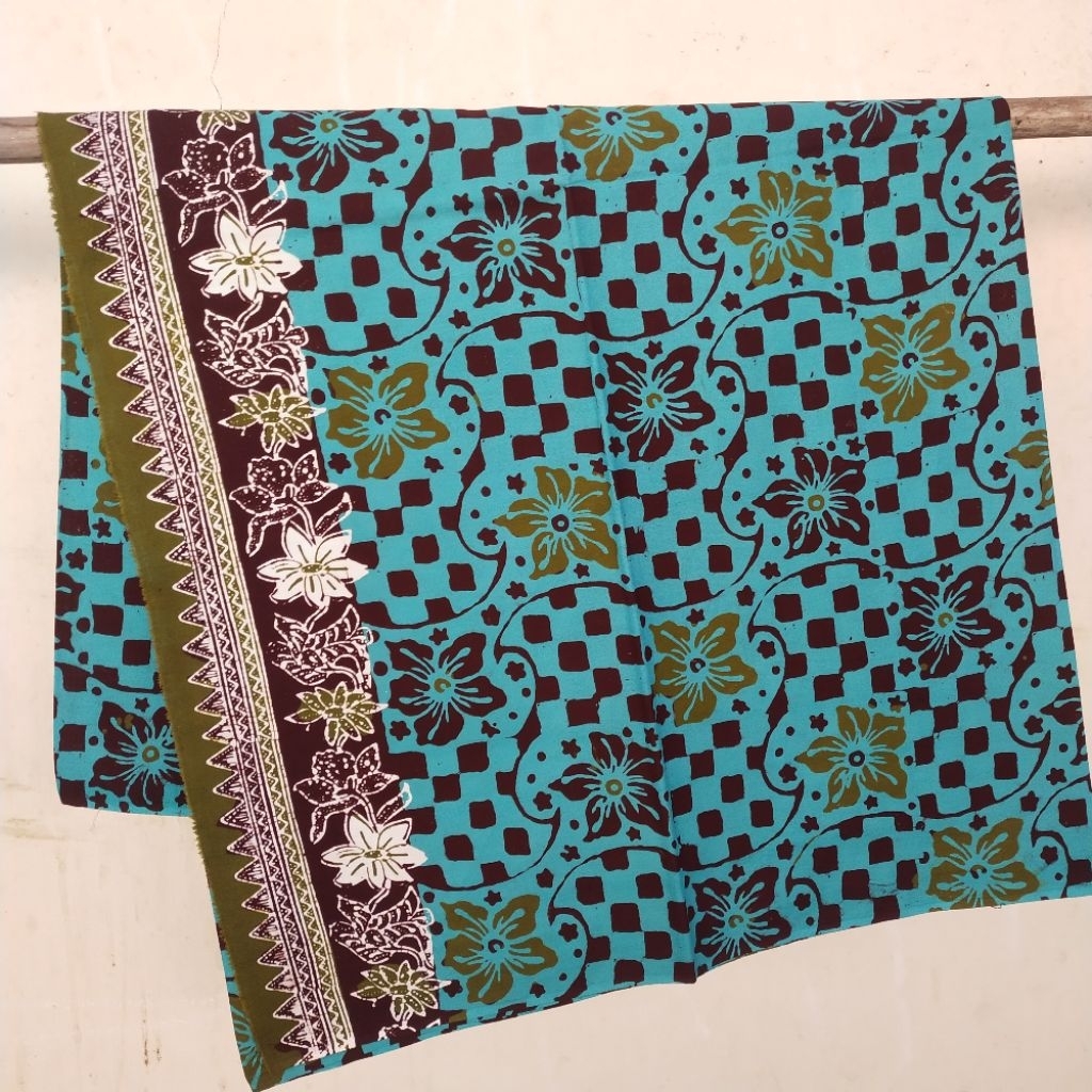 Kain batik katun cap khas Trusmi cirebon / kain jarik katun cap khas Trusmi / tapih batik katun cap 
