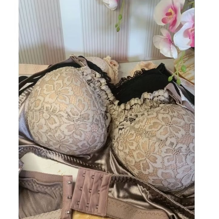 BH BRA WANITA BUSA RENDA BUNGA CANTIK SEXY  MURAH
