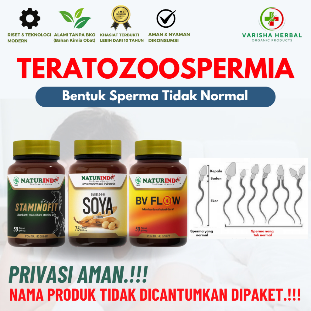 Herbal Promil Suami Penyubur Sperma Oligospermia Azoospermia Asthenozoospermia Teratozoospermia