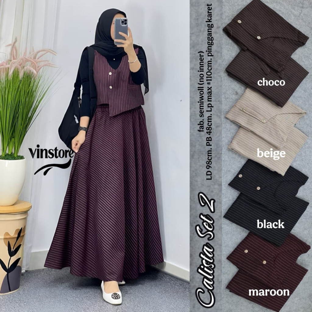 Calista Set 2 Set Rok by Vinstore Best Seller