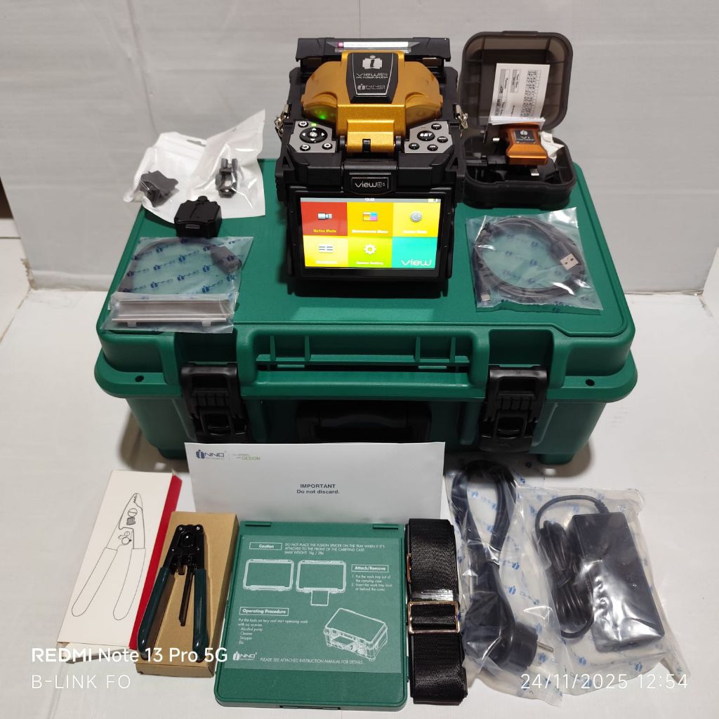 splicer inno view 6s / splicer backbone 6 motor / splicer fiber optik