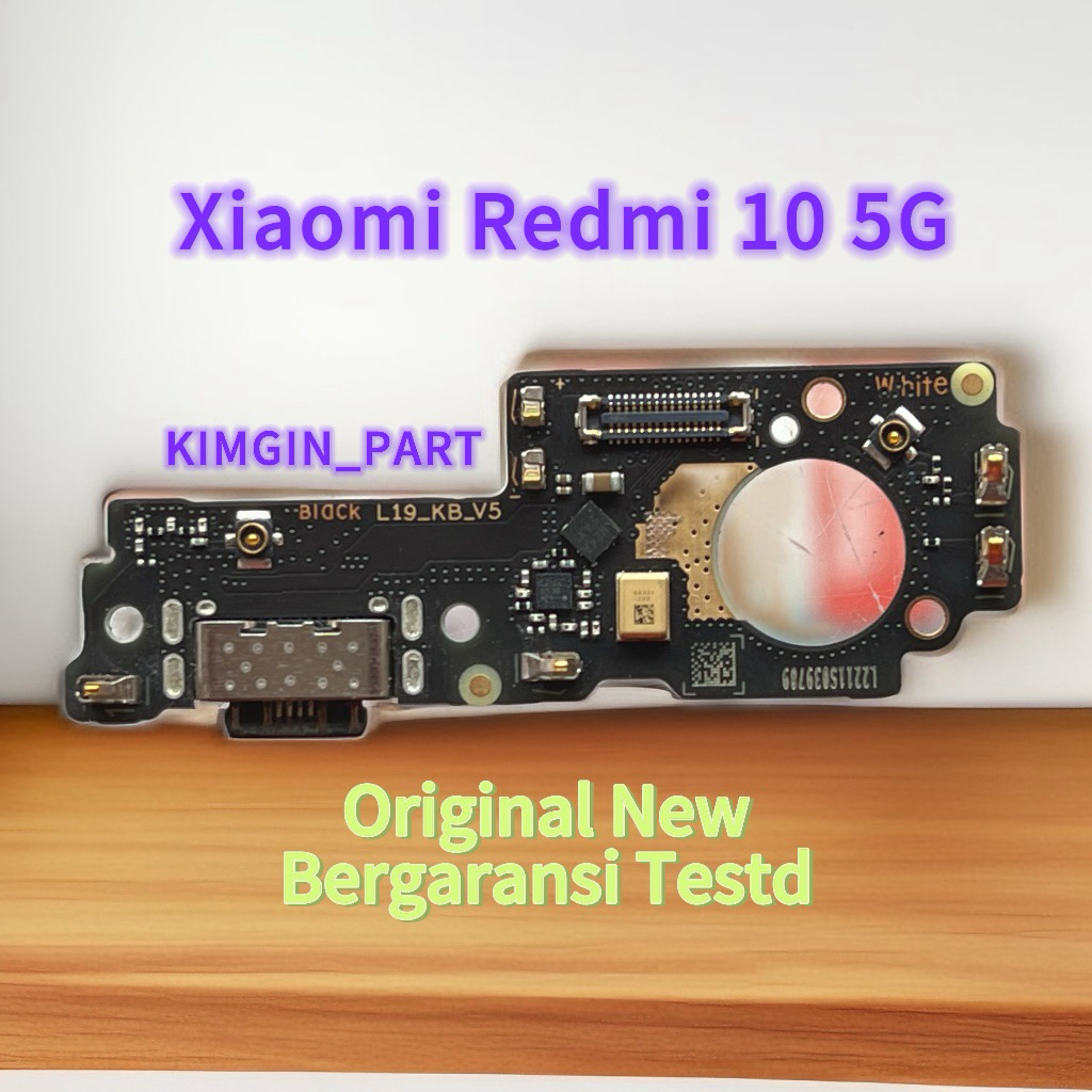 Konektor Cas Papan Pcb Konektor Cas Mic Xiaomi Redmi 10 5G Original