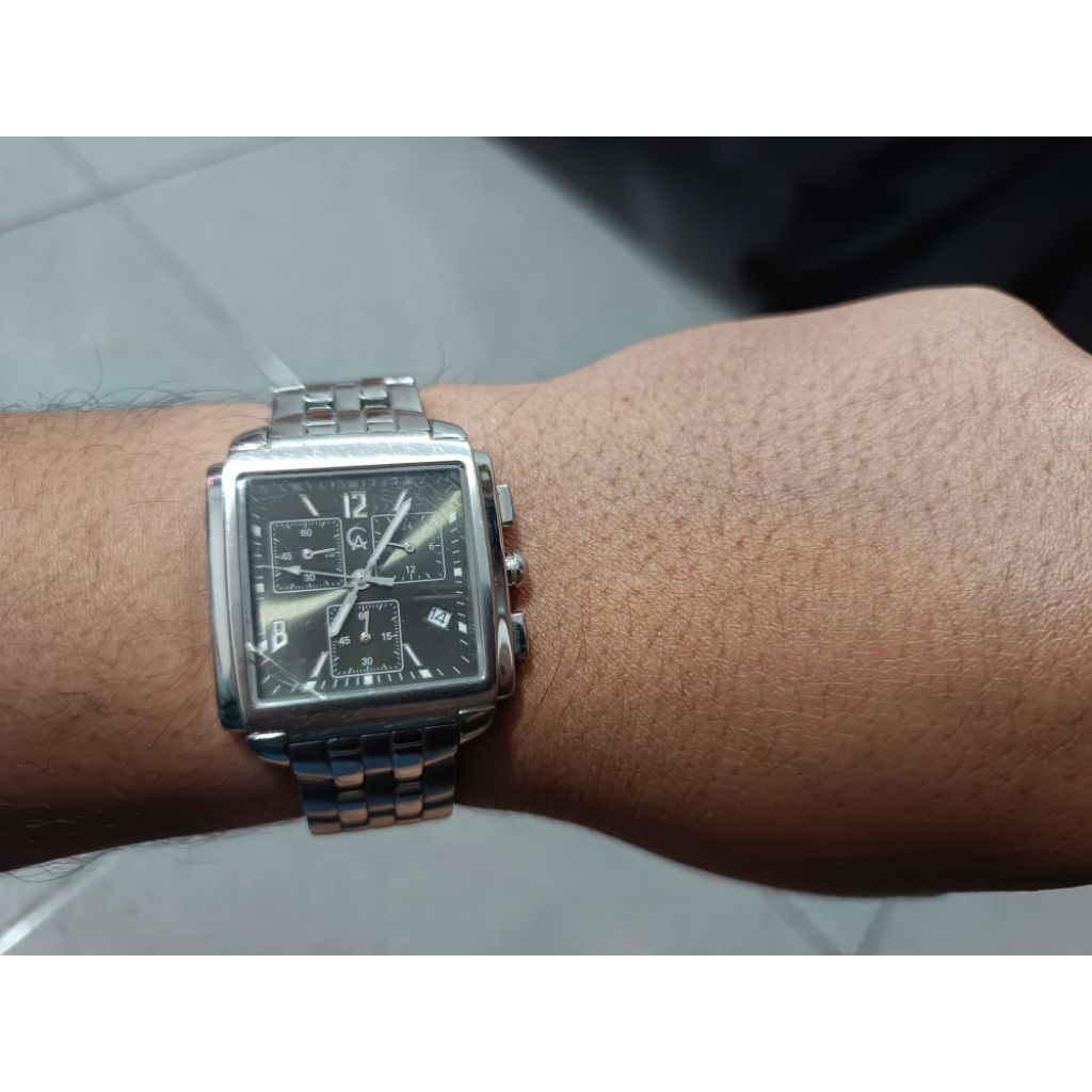 Jam Tangan Chronograph Alex C AC Kotak
