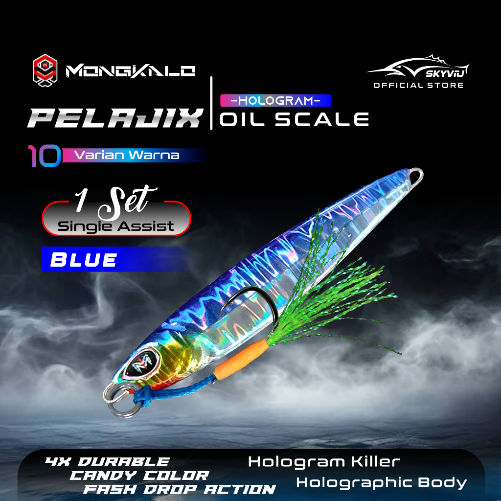 Mongkalo Pelajix Minyak noGID noMotif Candy 20 Biru