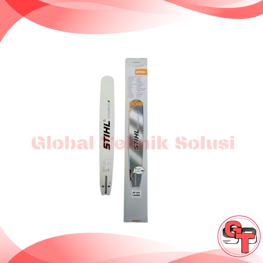 Guide Bar Chainsaw Stihl  20" 34T Laser Nose/ Gigi.Bar Senso Stihl 20 inch 34 mata Gigi Kasar