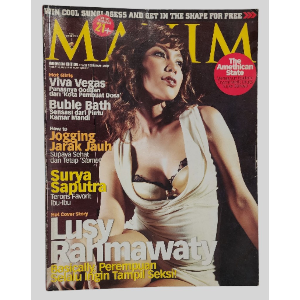 Majalah Maxim Indonesia Kondisi Bekas - Harga per 1 Majalah - Antik Vintage utk Kolektor