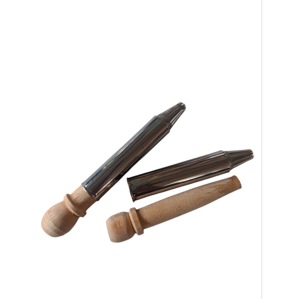 Cetakan kue semprit bunga mawar dorong sodok kayu.cetakan kue kerung spuit dahlia