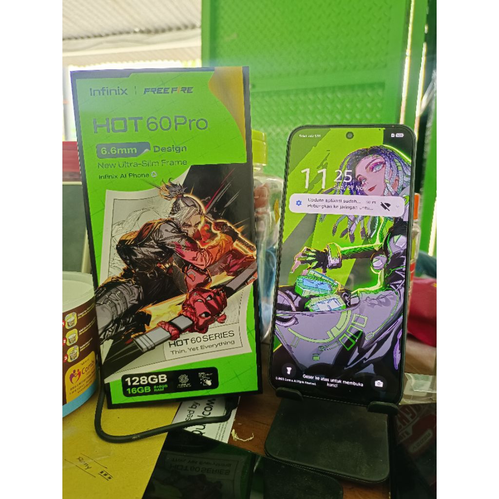 Infinix Hot 60Pro 128GB 16GB RAM adalah ponsel dengan spesifikasi yang baik, desain tipis, dan kamer