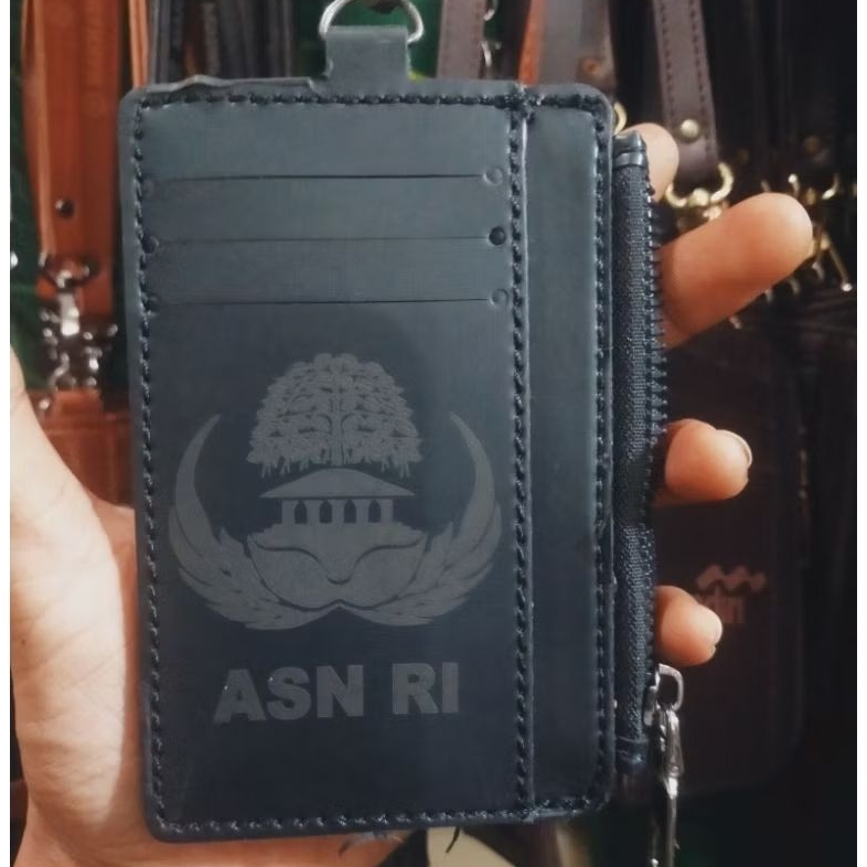 Lanyard id card gantungan+dompet id card ASN Dompet kartu ASN berkualitas tinggi
