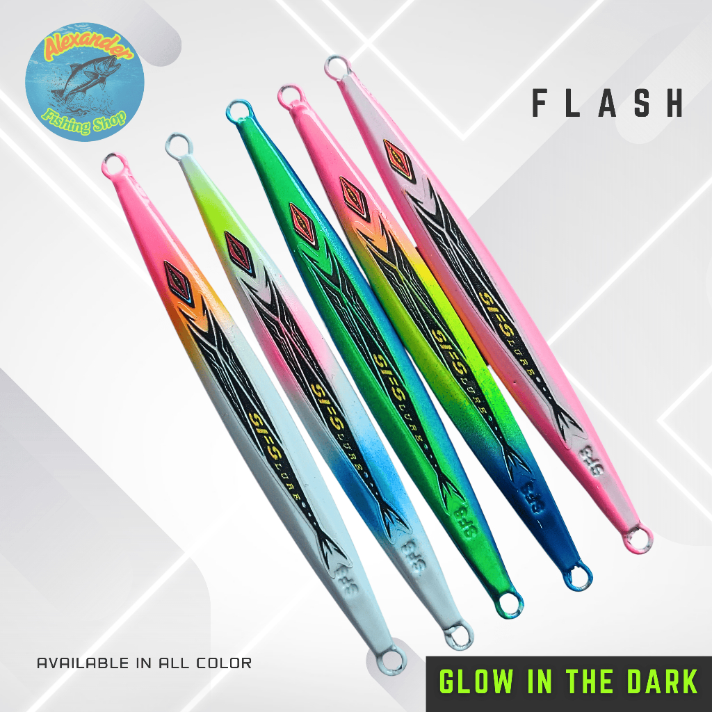 Metal Jig 30 gram, 100 gram | Metal Jig 100 gram | Metal Jig Flash | Metal Jig Full GID | Umpan Jigg