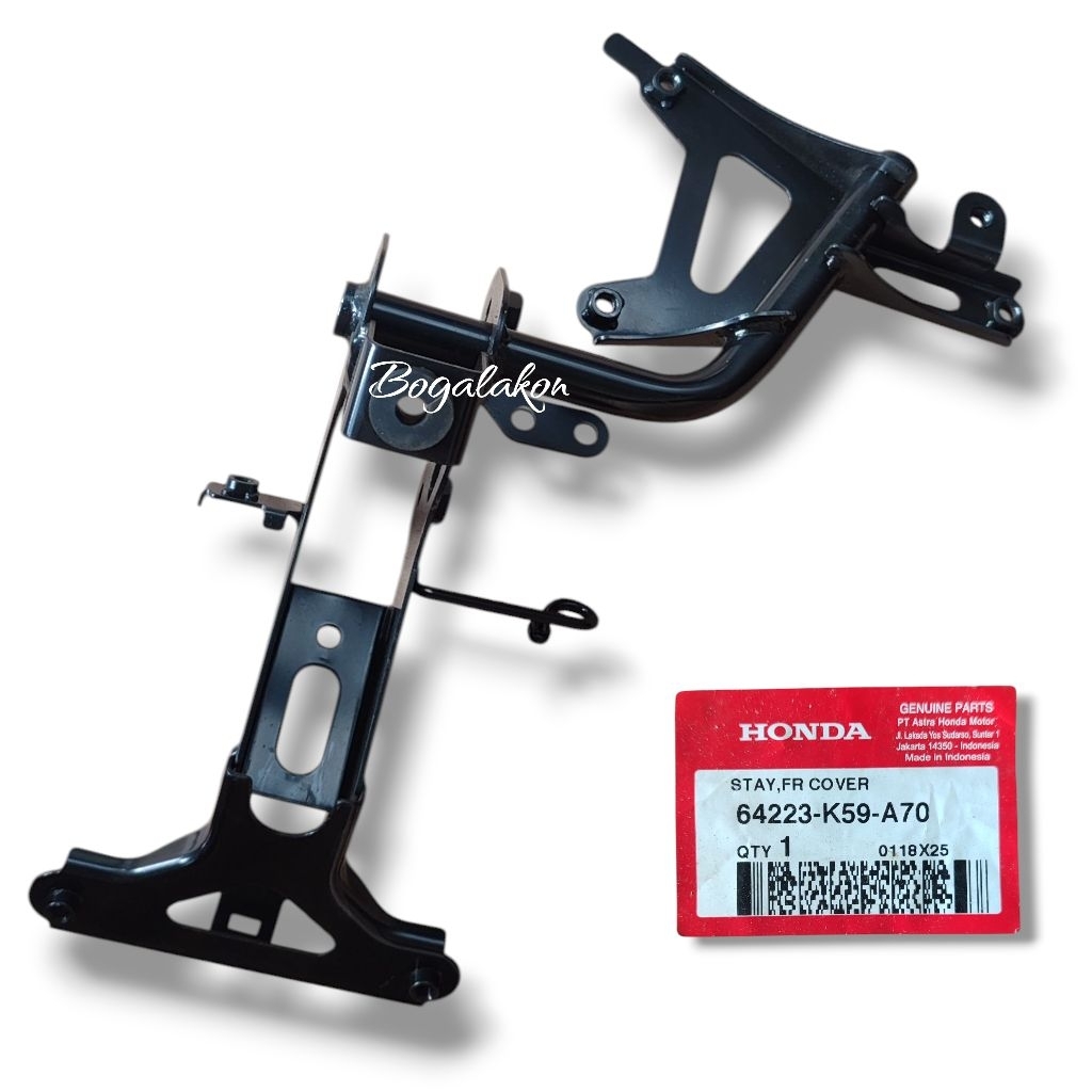 Braket dudukan tameng depan cover lampu depan vario 150 k59j vario 125 k60 original ahm 64223k59a70