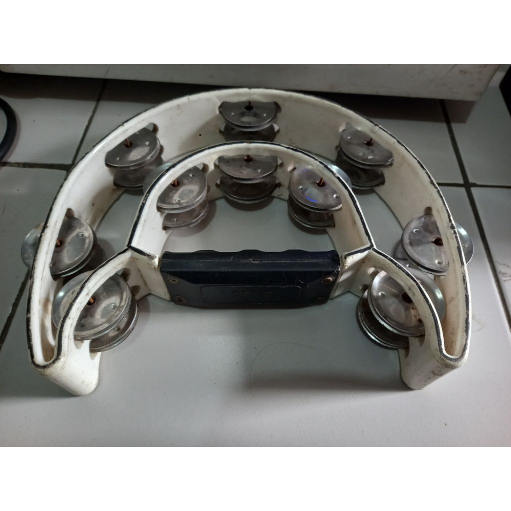 alat music tamborin cocok untuk dangdutan qasidahan dll