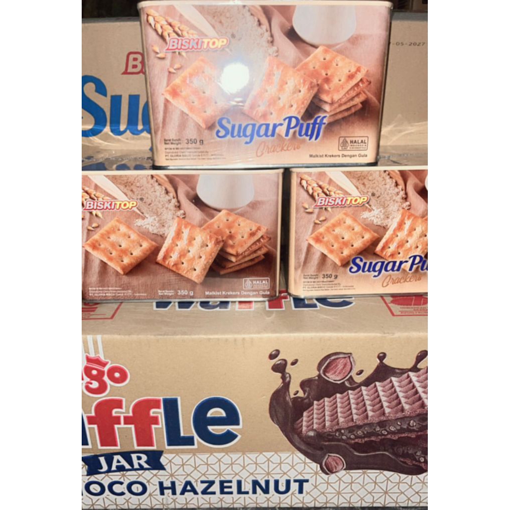 Biskitop sugar puff crackers 350g