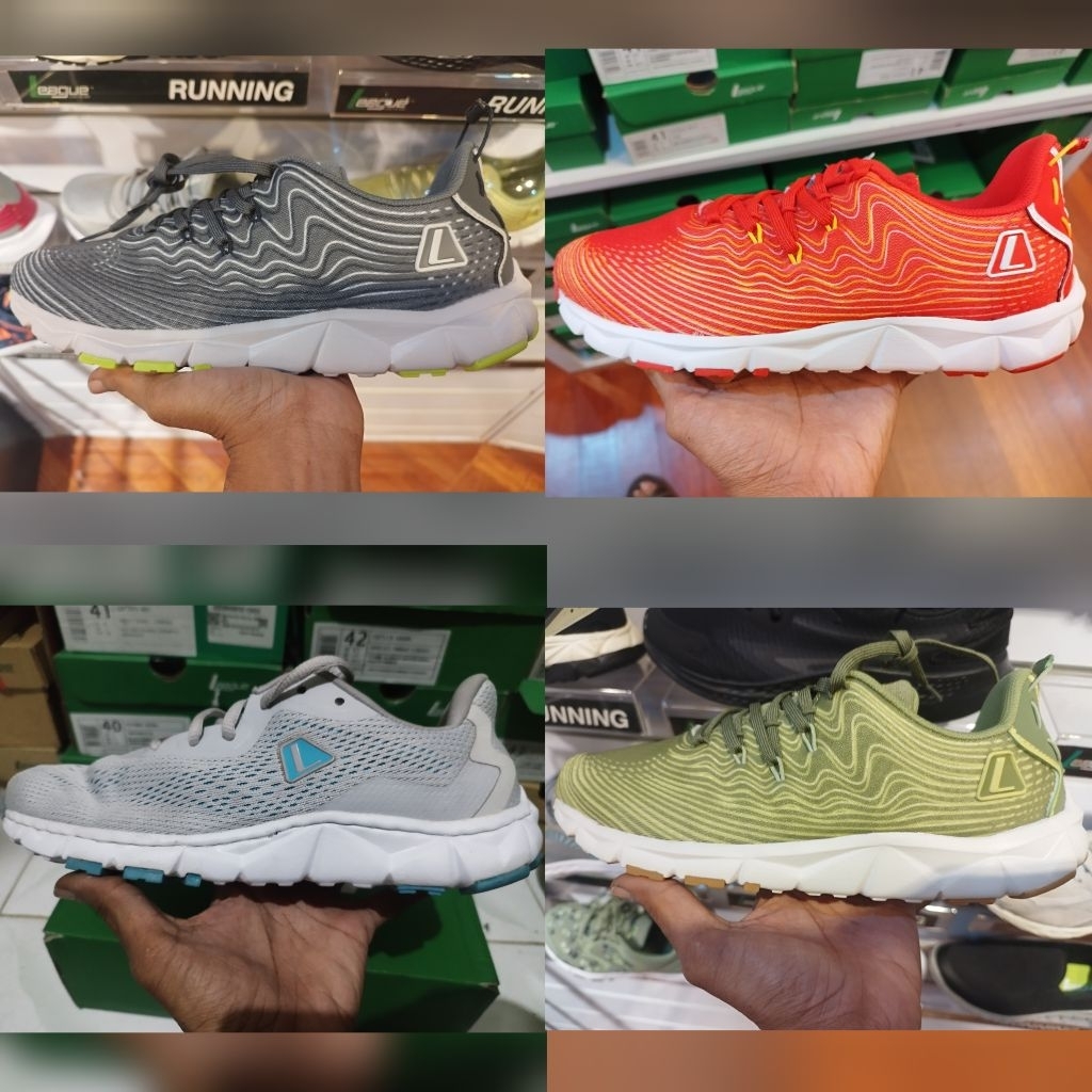 Sepatu League Amp Fireflash Original Sepatu Olahraga Jogging Senam Running pria wanita Sudah Qc Siap