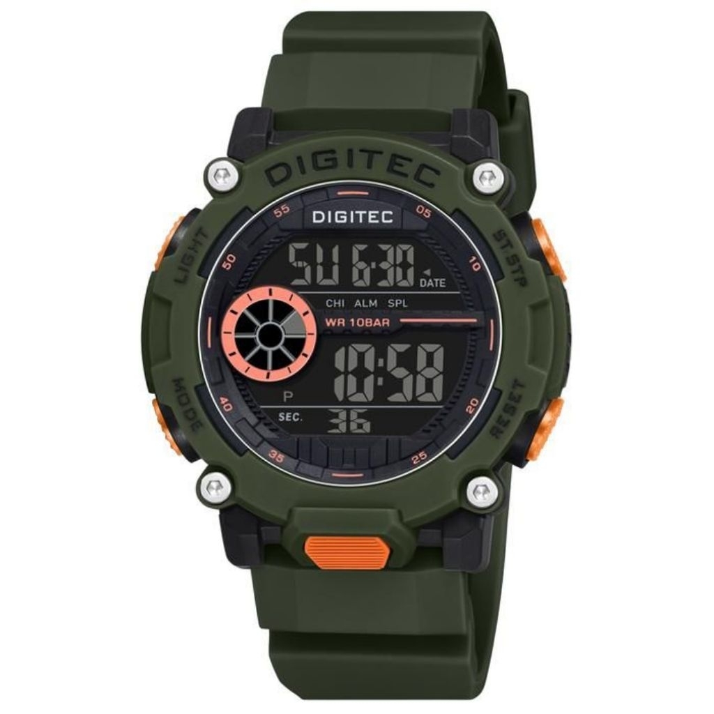 Digitec 5205 hijau army jam tangan pria