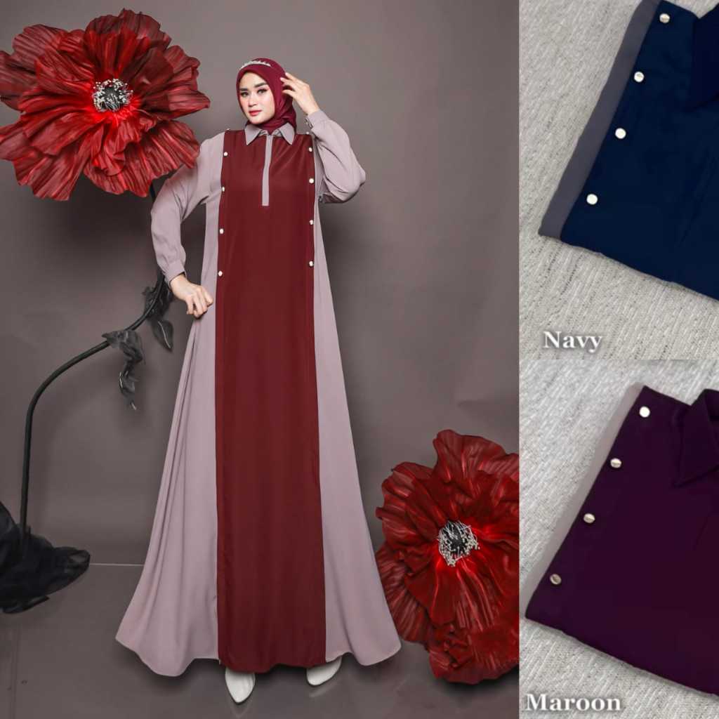 Gamis Wanita hanania Dress By Layka Wudhu Friendly