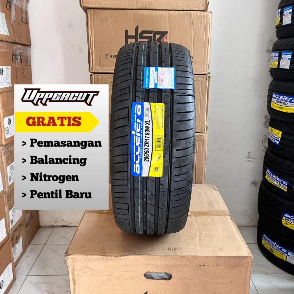 Ban Mobil Accelera 205 50 R17 Ban Tubles Harian 205/50 R17