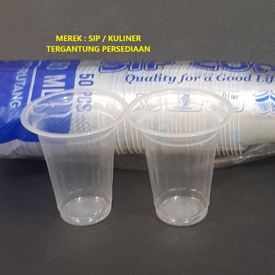 CUP GELAS FRUTANG 160 ML @50PCS