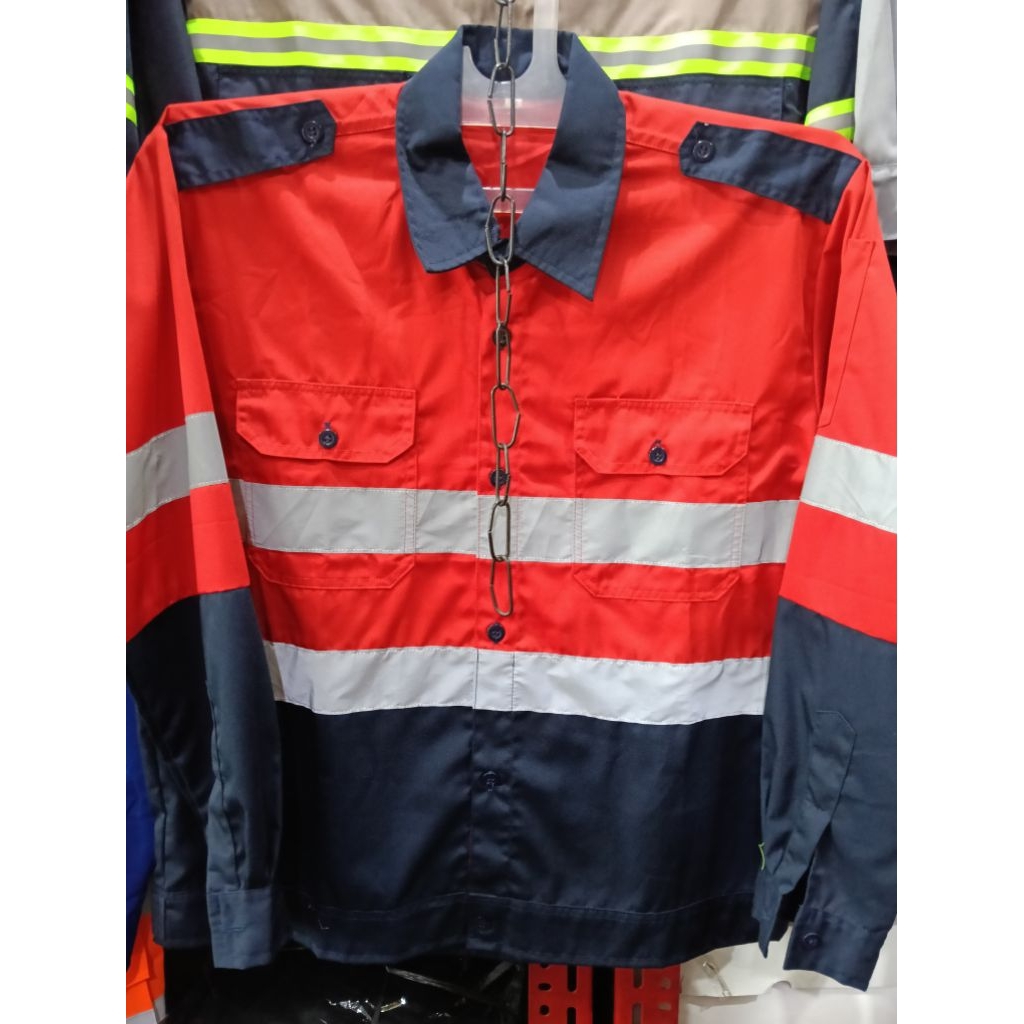 Baju safety kombinasi. American drill