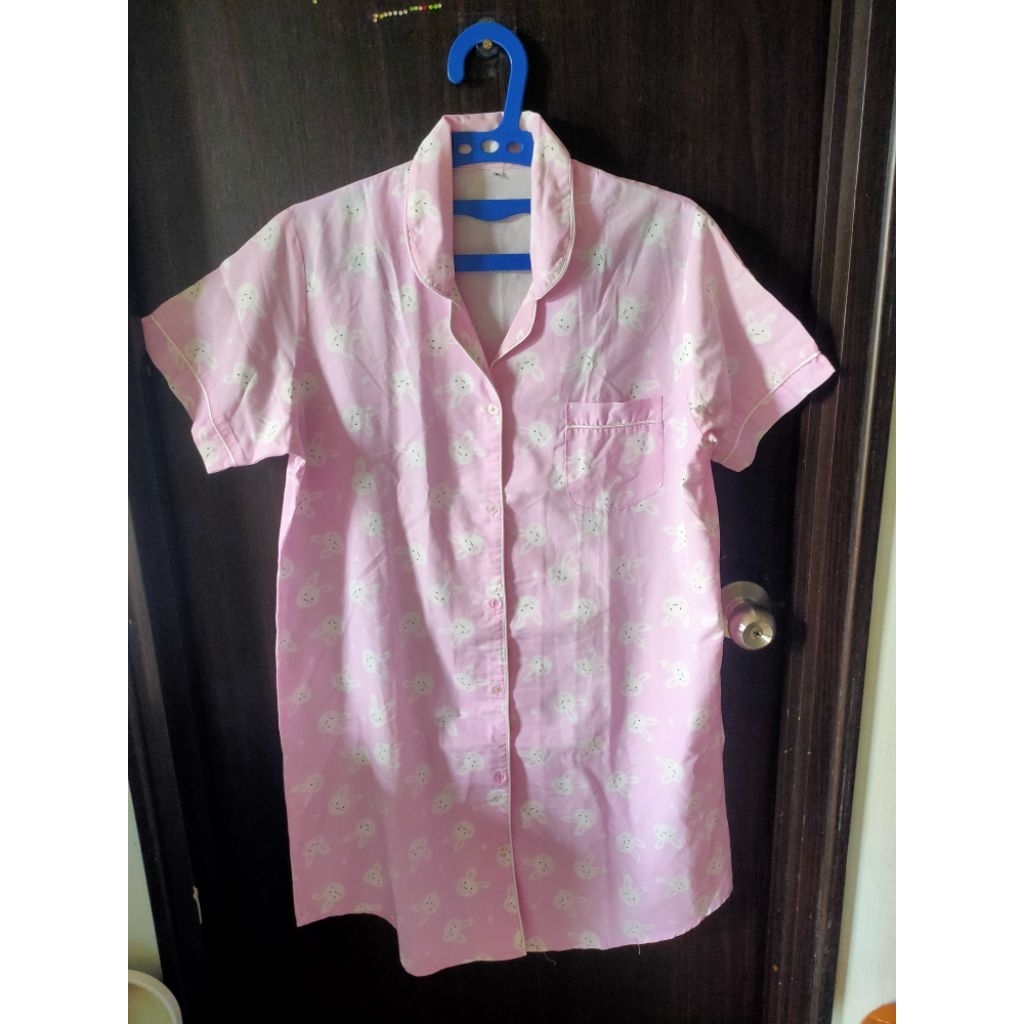 preloved dress piyama baju tidur pink