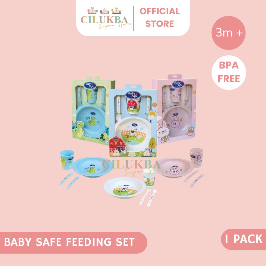 BABY SAFE FEEDING SET | PERALATAN MAKAN MPASI | ALAT MAKAN BAYI | KADO LAHIRAN