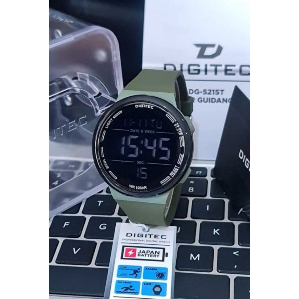 Digitec 5215 hijau army jam tangan Pria