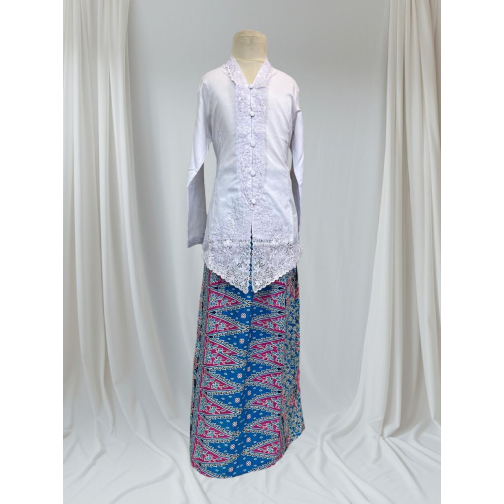 Stelan Kebaya Encim Anak SD/ Atasan Kebaya Anak Sekolah Encim Senada/ Kebaya Anak Perempuan