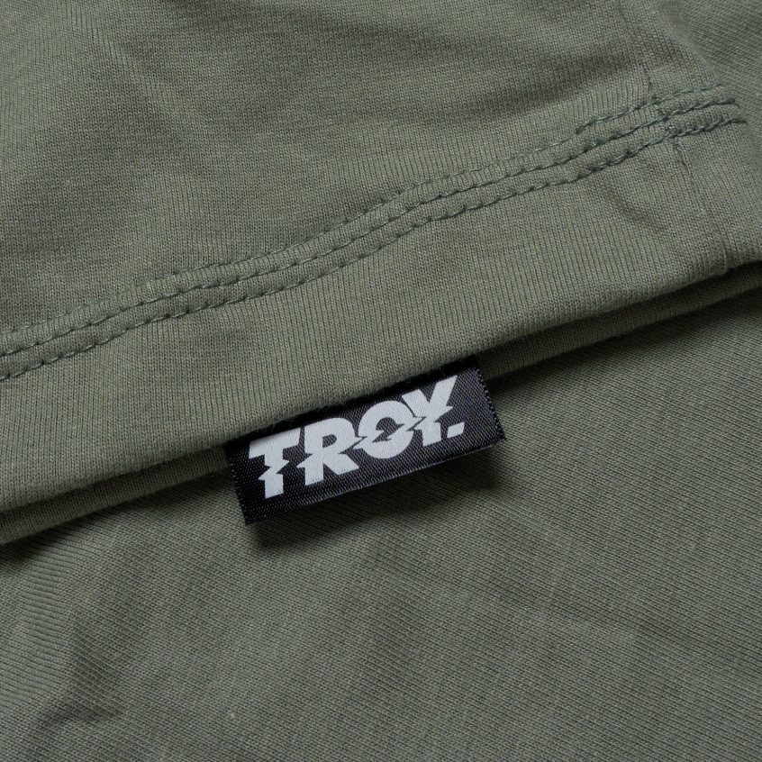 Troy Company Boxy Pocket Oversize Tshirt Sage Green Koala - Kaos Boxy Oversize Hijau Sage BKD 3454
