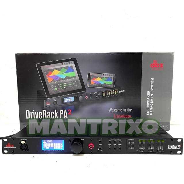 Speaker Management Dbx DriveRack DBX PA 2 MANAGEMENT Dbx Pa2 dbx pa2 Bagus Murah ( Bisa COD )