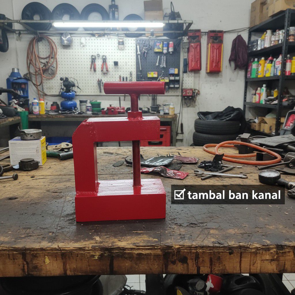 tambal ban pres kanal ban dalam motor/sepeda