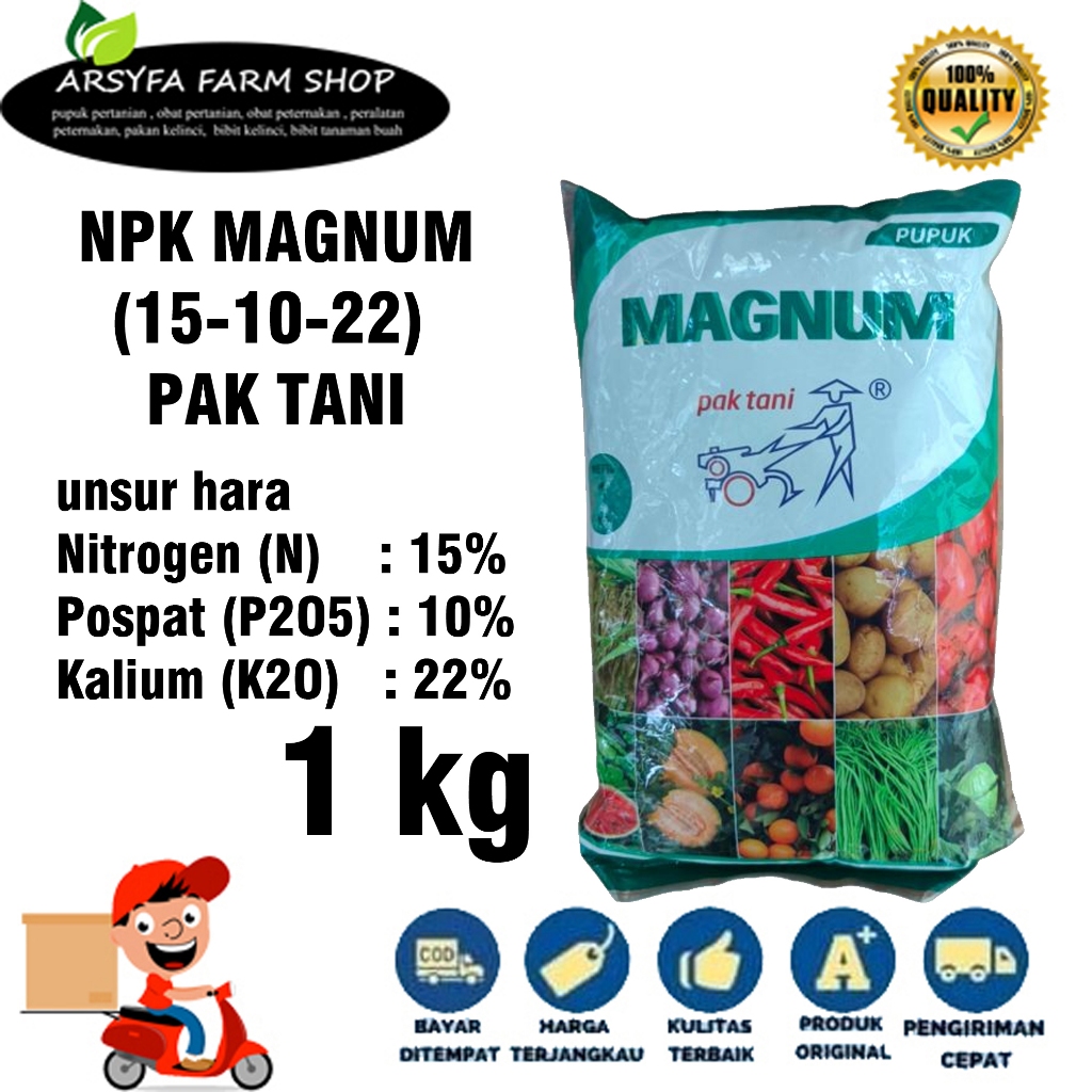 Pupuk NPK MAGNUM Pak Tani 1 kg