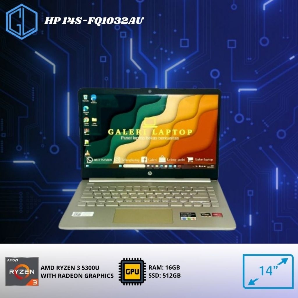 HP 14S-FQ1032AU