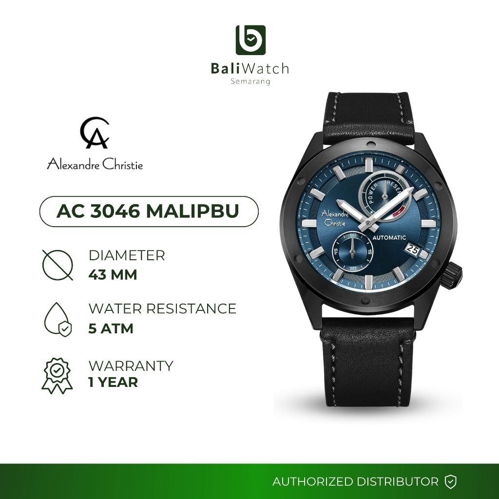 Alexandre Christie AC 3046 MALIPBU Jam Tangan Pria