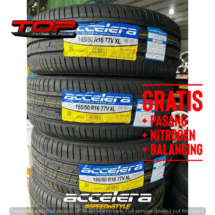 Ban Mobil ACCELERA IOTA EVT Ukuran 165 50 R16 II Ban Mobil 165 50 Ring16