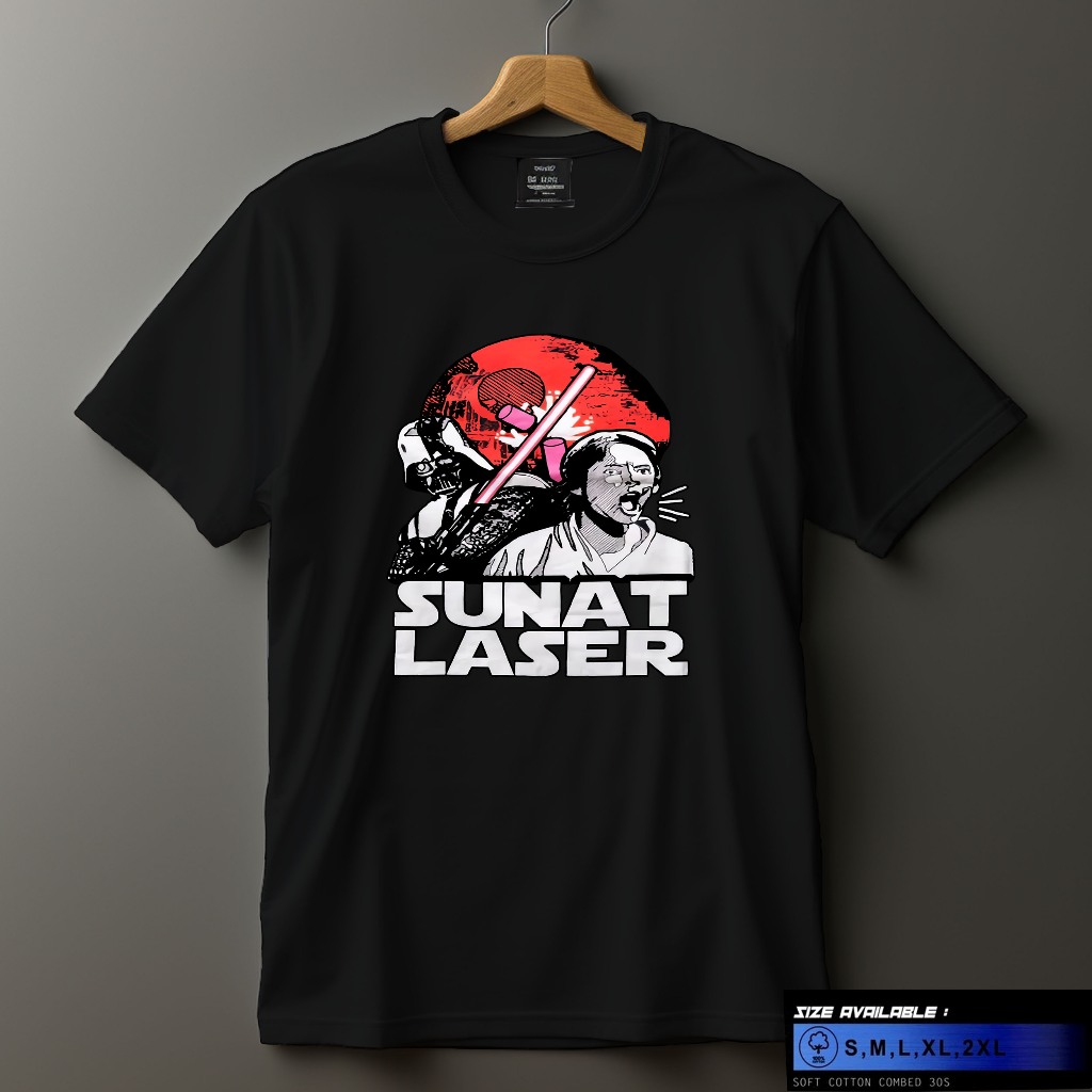 Kaos SUNAT LASER PARODY Kaos Distro Pria Lengan Pendek
