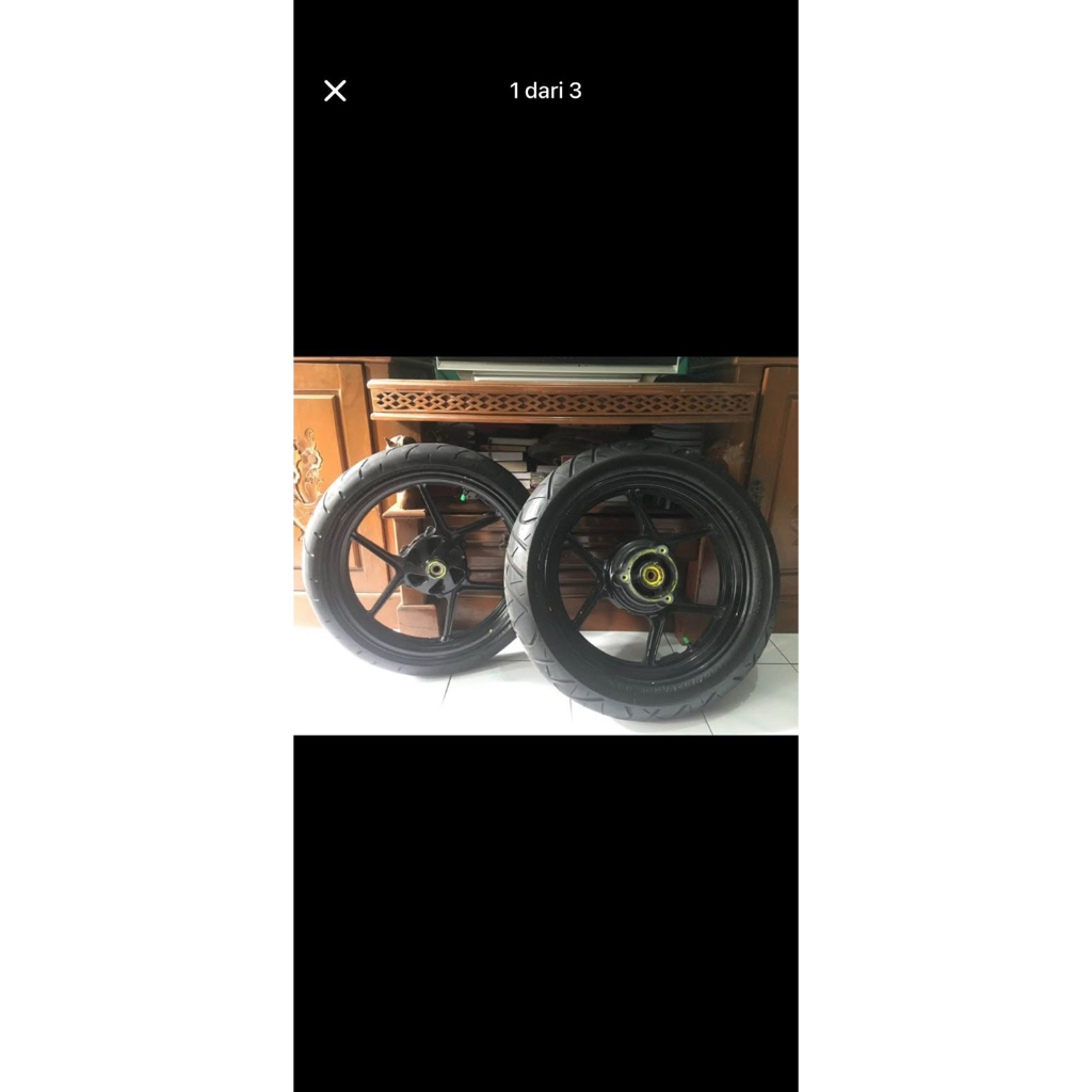 velg dan ban ninja 250 karbu