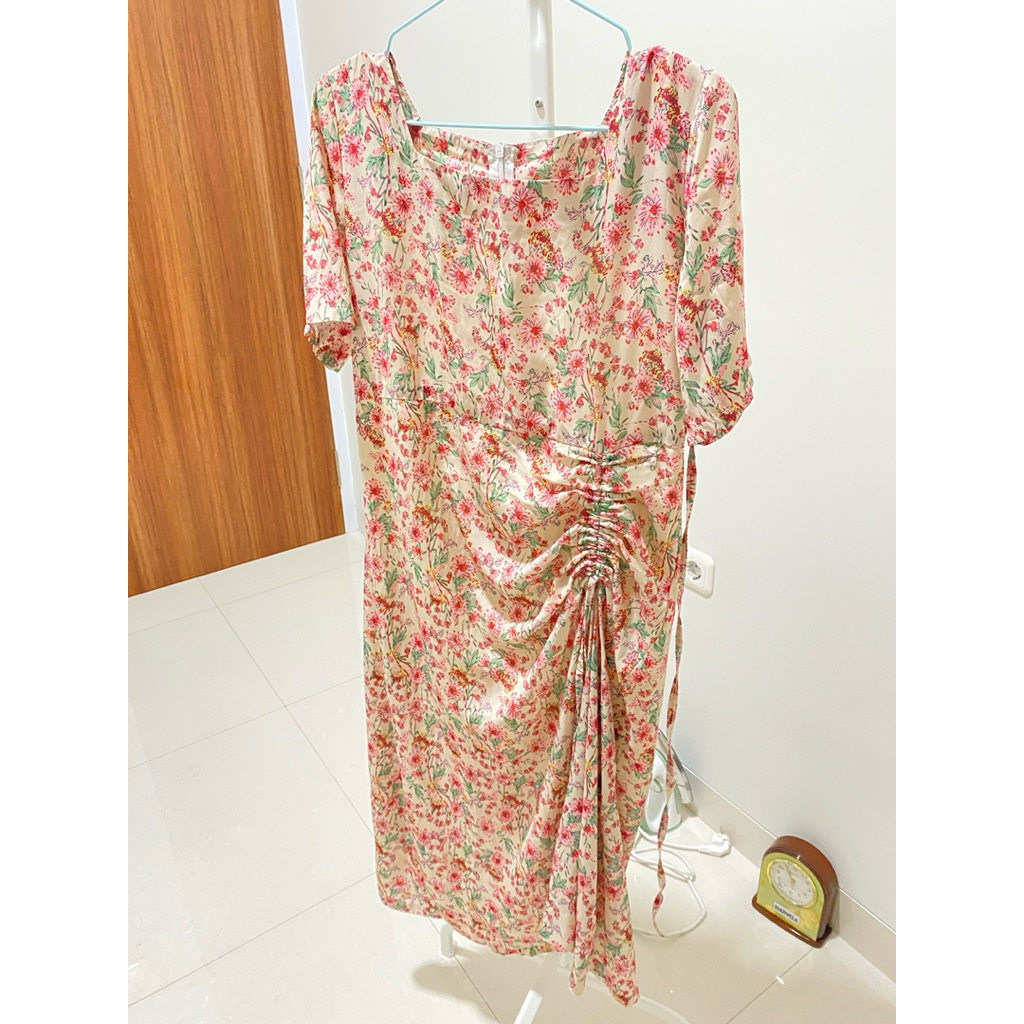 Hanabi Floral Korean Dress
