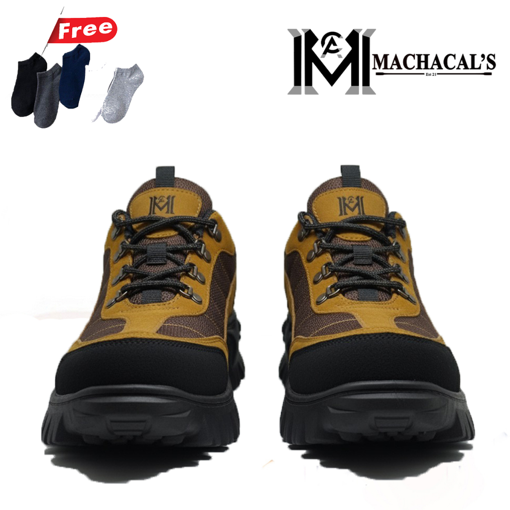 MACHACAL'S - Sepatu Safety Pria Big Size Anti Slip || Sepatu Safety Pria Ujung Besi Jumbo Fleksibel 