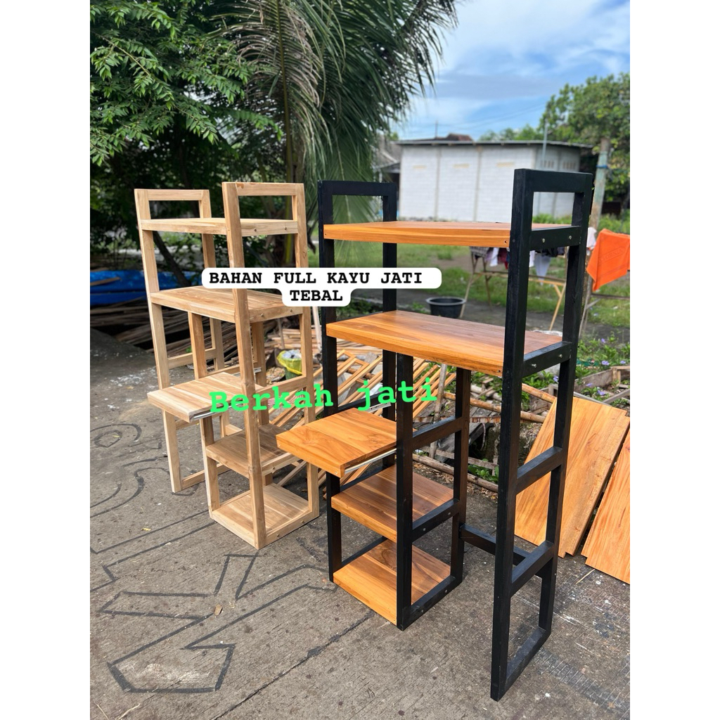 RAK DISPENSER full KAYU JATI