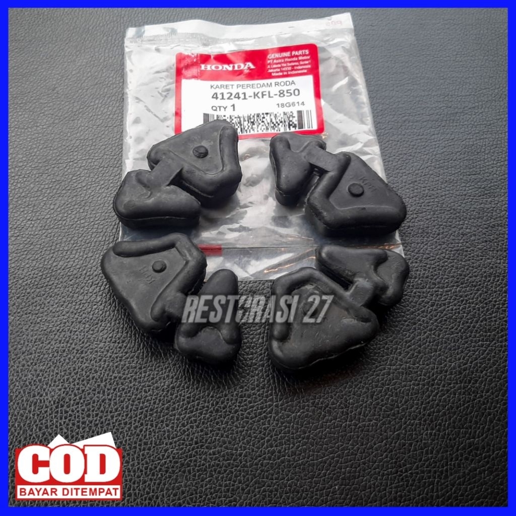 Karet Tromol Nap Gear Honda Supra X 125 Double Disc Kharisma CS1 Blade Double Disc Karet Peredam Rod
