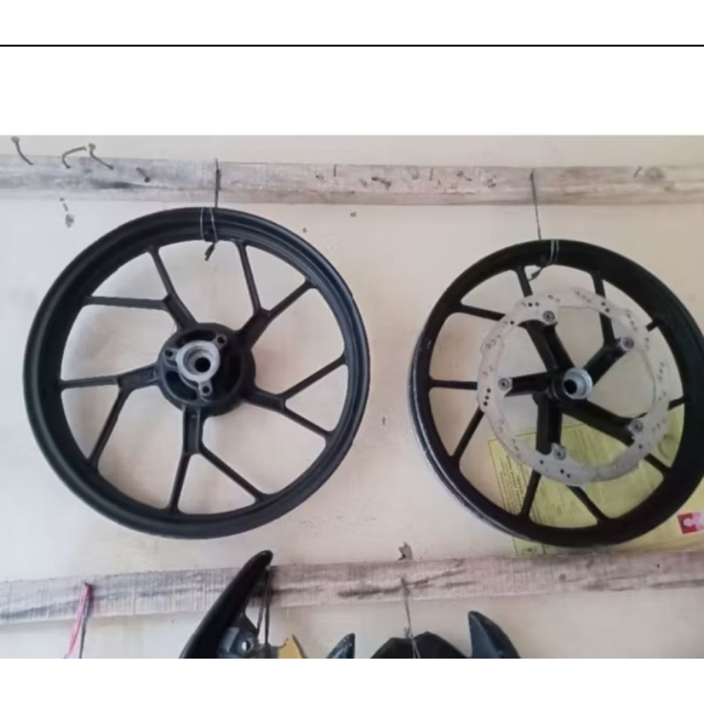 velg pelek depan belakang Suzuki Satria Fu injeksi original cabutan